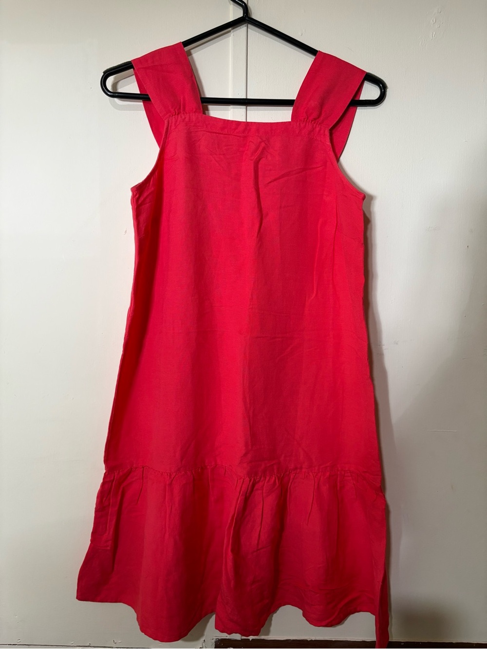 LOFT Hot Pink Sleeveless Midi Sundress